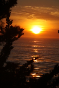 Sunset in Big Sur, November 29 2008